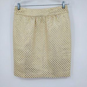 Eci New York Women's Metallic Shimmer Mini‎ Skirt Size 10